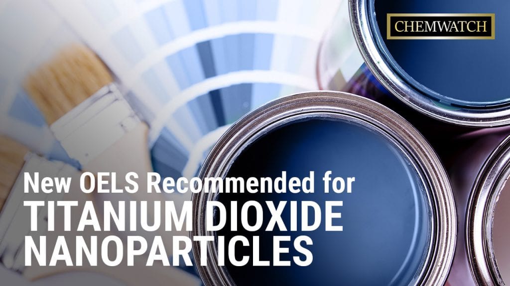 Nya OELS rekommenderas för titandioxid nanopartiklar