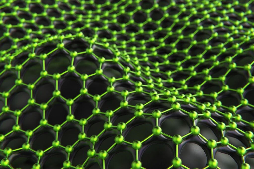 Graphite is made up of many layered sheets of graphene, which allows it to be an excellent conductor of electricity.